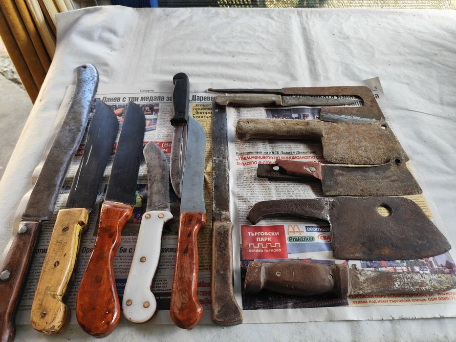 Стари ножове и сатъри