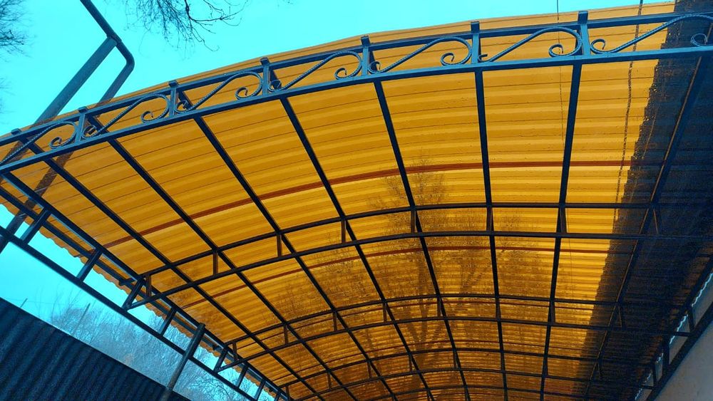 Профилированный поликарбонат пластиковый шифер