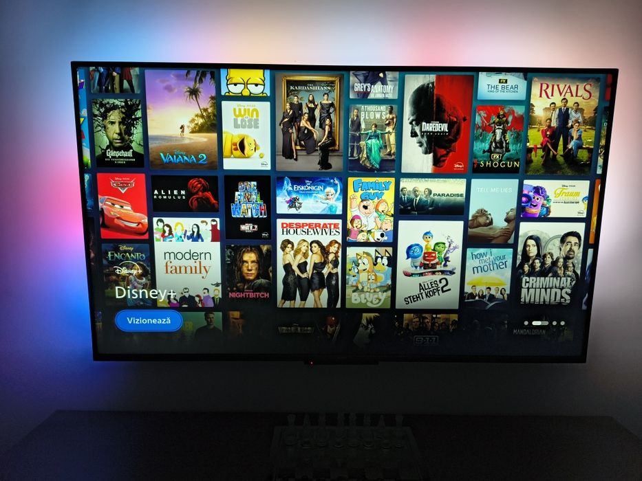 Televizor Philips AMBILIGHT tv LED 55PUS8118, 139 cm