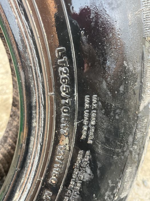 шины 265/70/r17 б\у