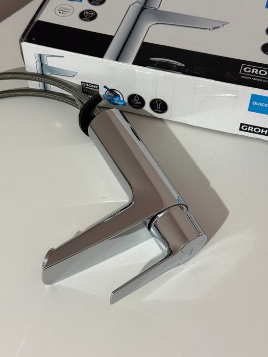 Baterie baie pentru lavoar, Grohe Start monocomanda, finisaj cromat