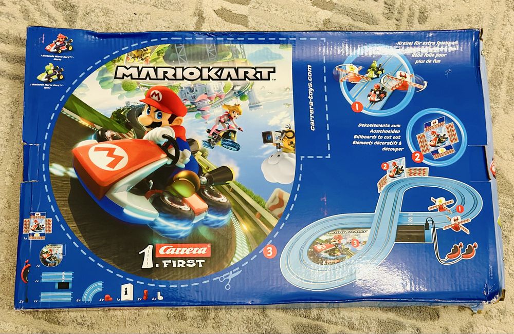 Pista Curse Electrica Carrera First Super Mario 2 Masinute Ideal Cadou