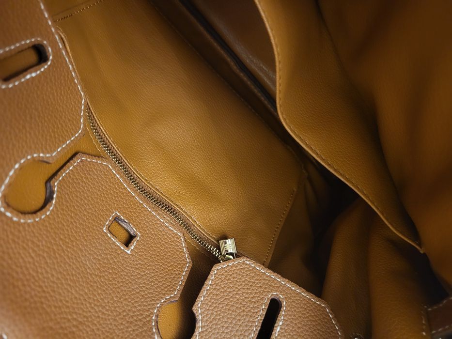 Сумка карамельного цвета Hermes