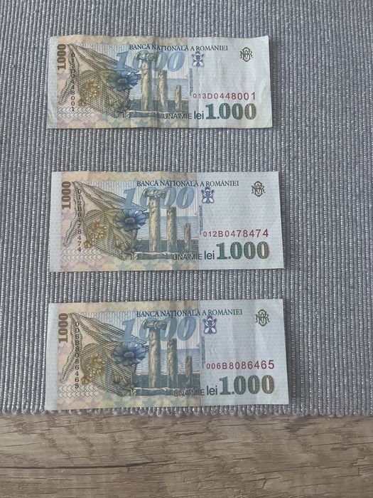 Vand bancnotă de 1000 de lei