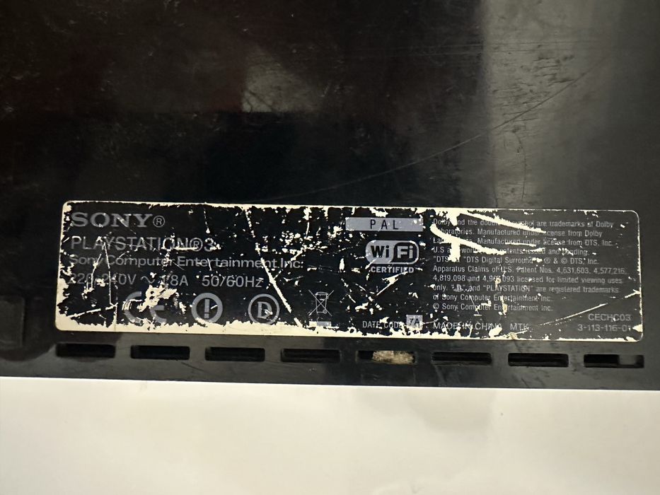 Consola PS3 FAT, model rar, pentru colectionari, functionala