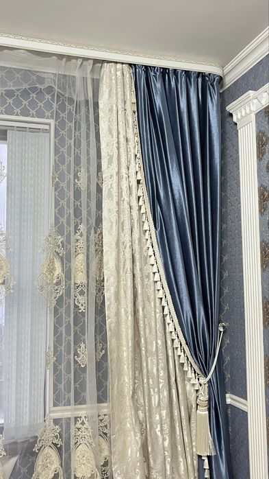 Шторы с тюлем — со скидкой