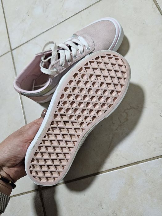 Adidasi Vans fetite roz piele naturală nr.33