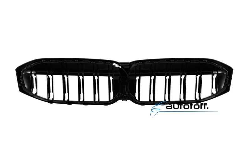 Grila dubla iluminata compatibila cu BMW G20 G21 Facelift (2023+) Negru lucios cu LED
