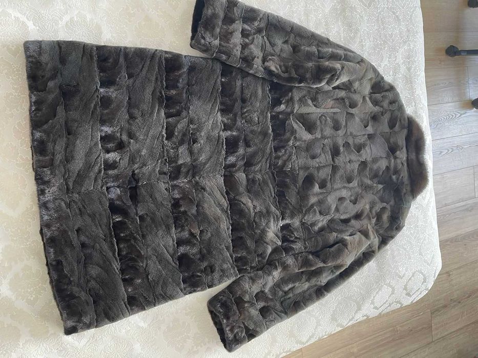 шуба, стриженная норка