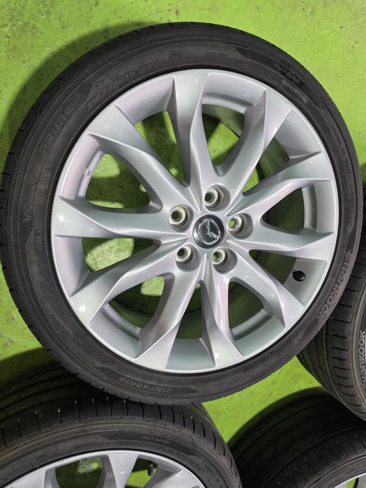 18 5x114.3 Mazda лети джанти 5х114.3 мазда 215/45/18 Hankook