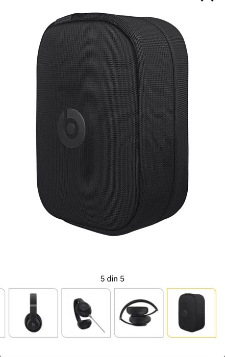 Casti BEATS Studio pro, sigilate, black si blue. Transport Zero
