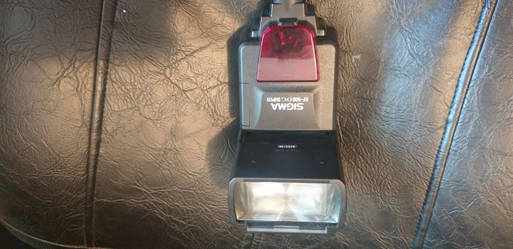 Blitz foto Signa ef 500 plus obiectiv