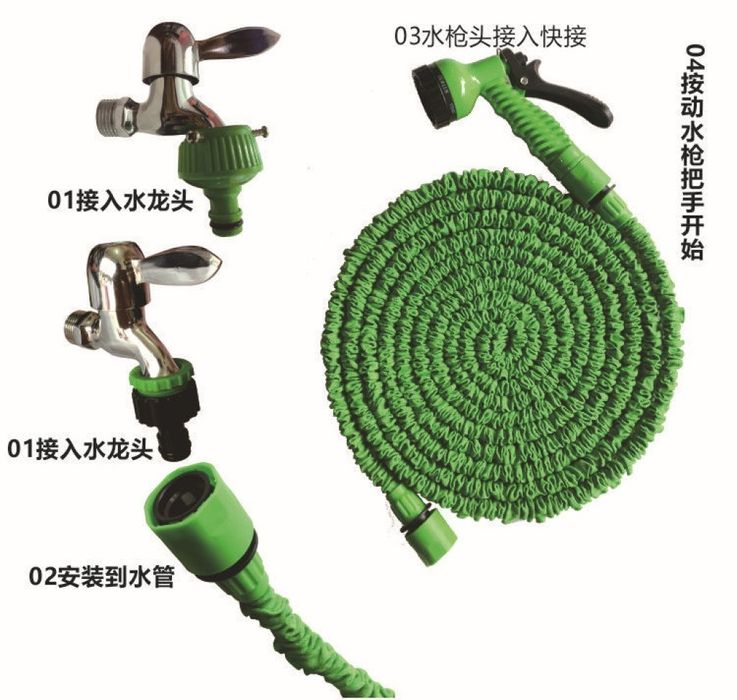 Разтегателен градински маркуч