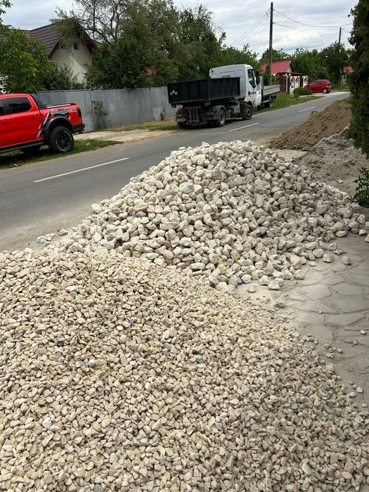 Piatra decorativa gabion concasata calcar granit 4-8 8-16 16-32 60-90b