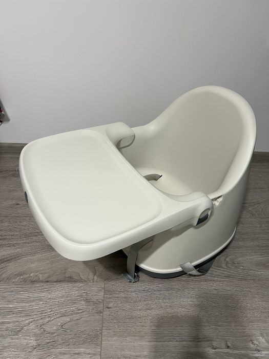 Scaun de masă copii 3-în-1 (Scaun înalt, Booster de scaun și Scăunel de podea) – Stare excelentă