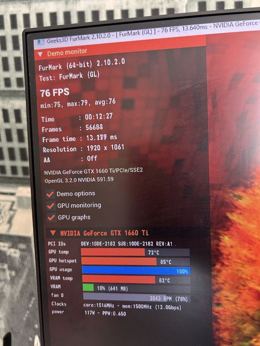 Видеокарта gtx 1660ti 6gb