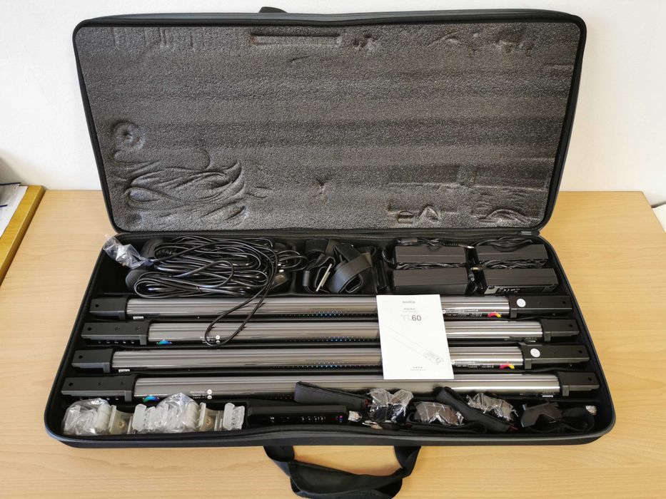 Godox TL60-K4 професионален комплект от 4 бр. RGBWW LED пури