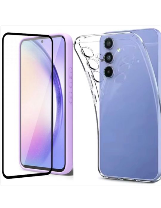 Samsung A52/A53/A54/A55/A36/A56 Husa Silicon Pre Case +Folie Sticla 4D