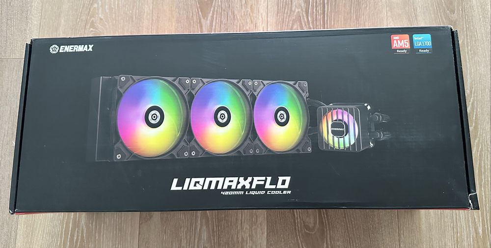 Cooler CPU AIO Enermax LIQMAXFLO 420mm ARGB, negru, sigilat