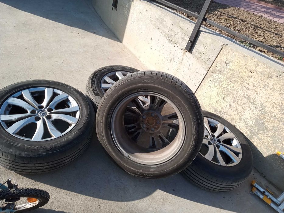 Jante aliaj+cauciucuri de vara pentru Mazda cx7
