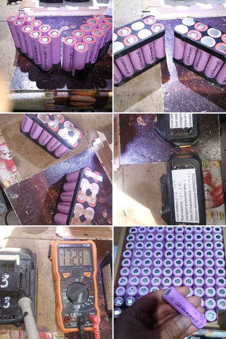 Ремонт, рециклиране и изработка на литиево йонни батерии