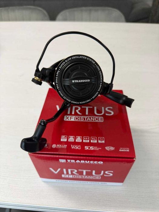 Vand Mulineta Trabucco Virtus XF Feeder Distance 6500 - similar unui produs NOU