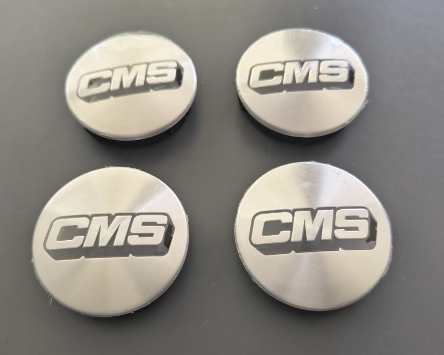 Capace jante CMS - 60 mm 
diametru 60 mm la emblema 
Originale CMS Made in Germany