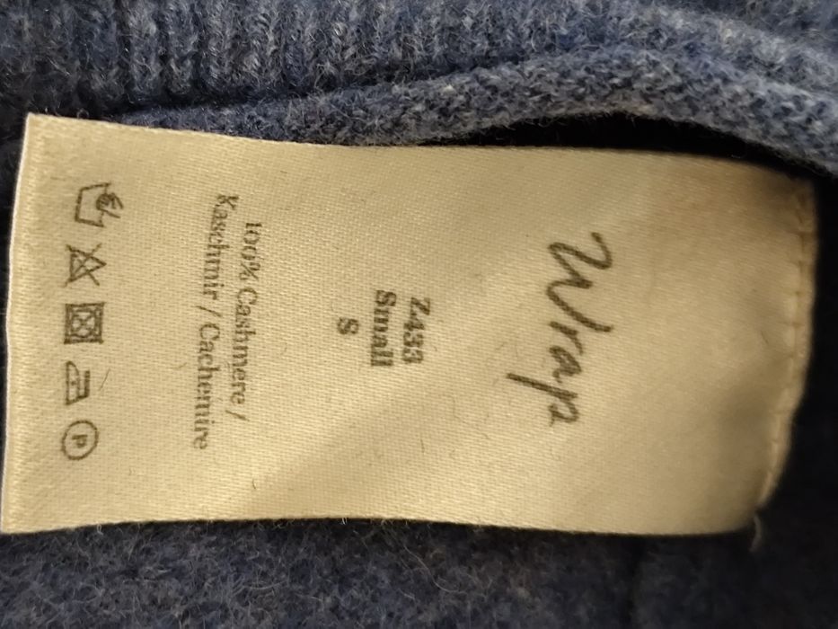 Wrap pulover 100 % cașmir S