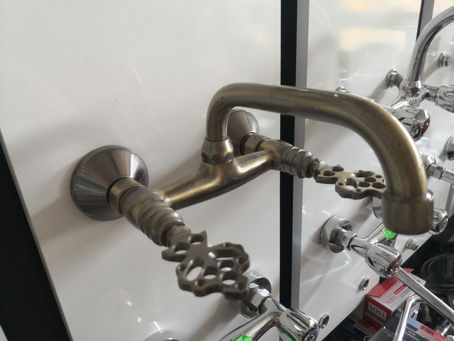 Смесител за баня/външна градина - бронзов