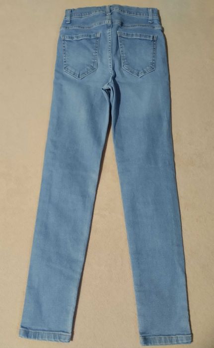 Дънки + дънков клин за момиче р.146