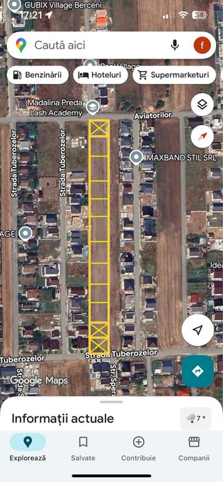 Teren comuna Berceni de vanzare - Aviatorilor