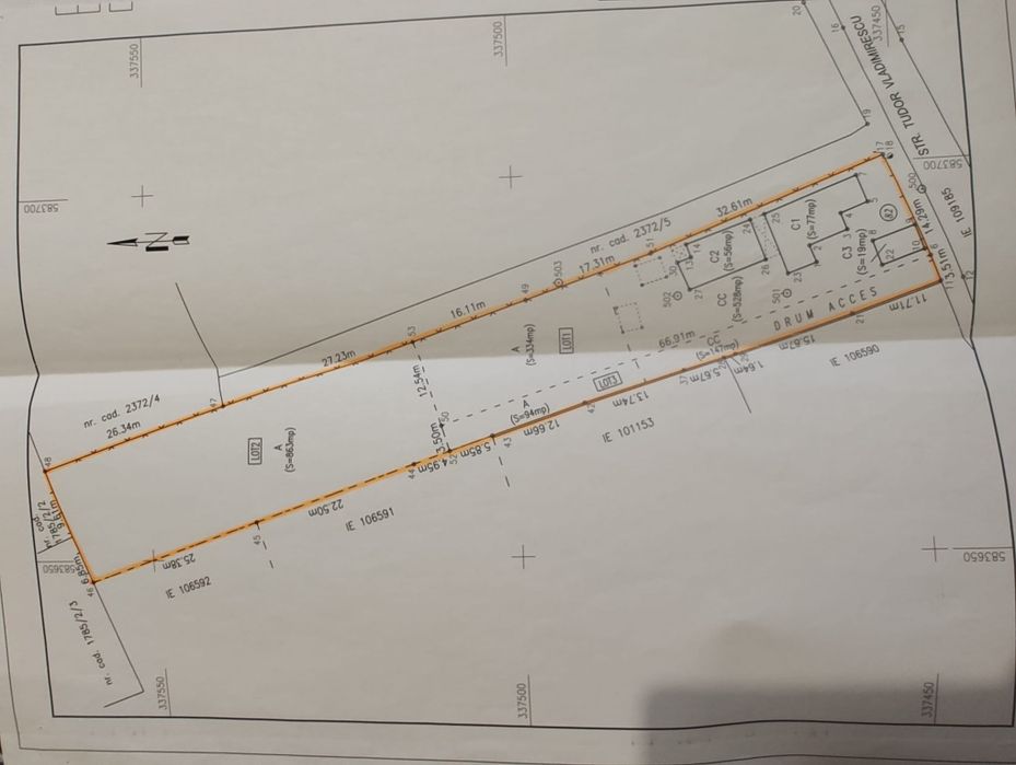 Teren intravilan 982 mp cu utilități – Otopeni, Odăile