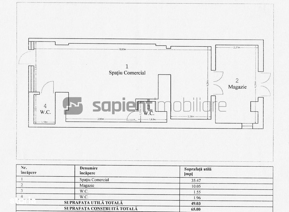 Sapient | Spațiu comercial în Piața Creangă, Oradea