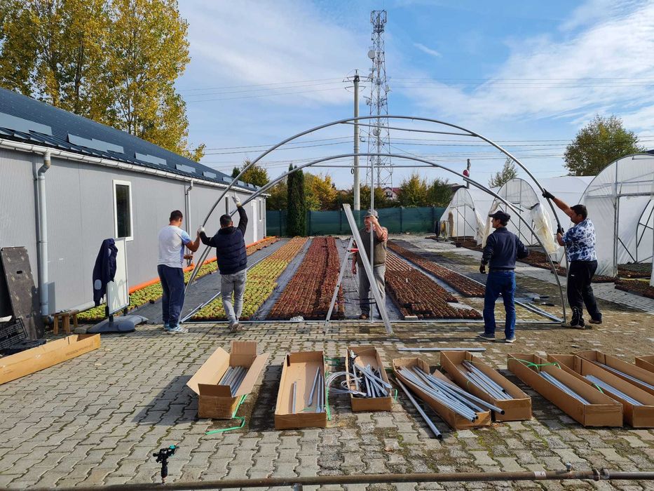 Solar/Sera Gradina tip tunel/teava galvanizata/2x2-8x20m  iv
