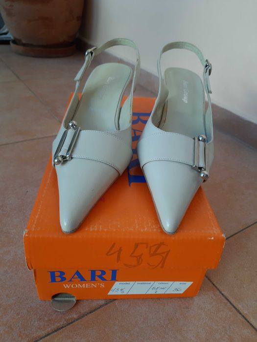 Обувки ЕСТЕСТВЕНА Кожа"Bari Group"с красиви Катарами! НОВИ! №36 !