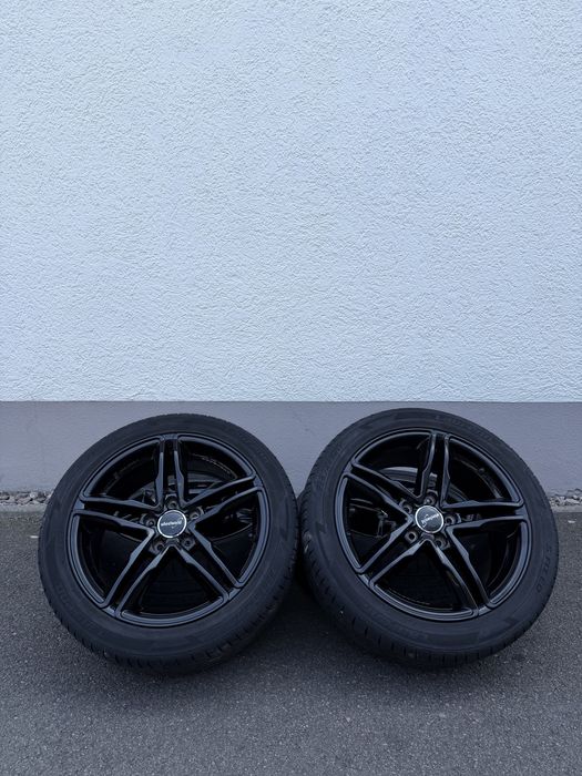 Jante aliaj Wheelworld R17 5x112 ET50 + anvelope 225/45 R17 VW Audi Skoda Seat Mercedes