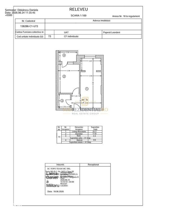 Apartament modern compartimentat, metrou Berceni, Popesti-Leordeni