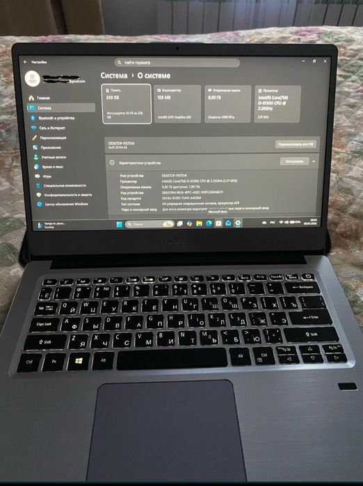 Продам ультрабук Acer swift 3