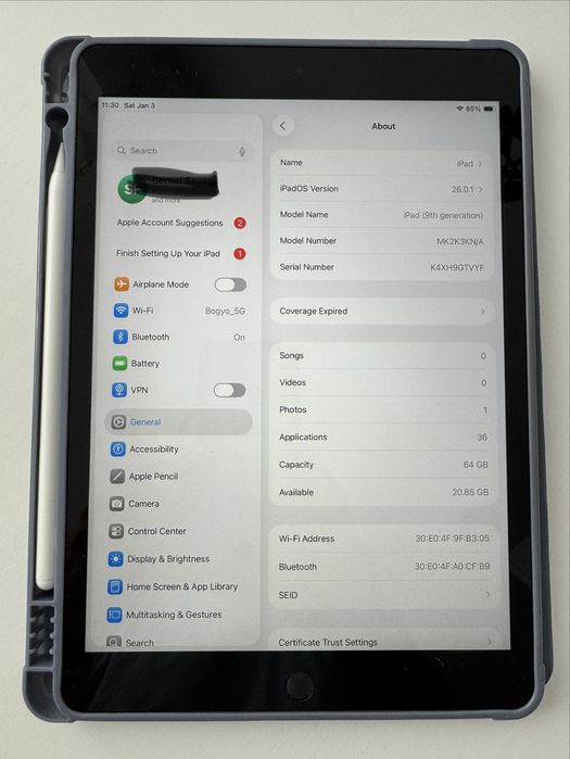 Apple Ipad 9, 2021, stare noua