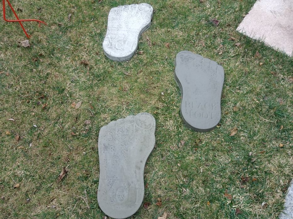 Ghivece gardină , tălpi uriaș beton