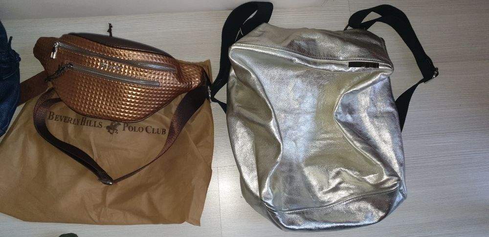 чанти естествена кожа Zara , Aneke,Armani Jeans