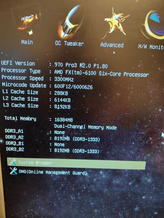 Kit PC AM3+: Asrock 970 Pro 3 + AMD FX 6100 + cooler