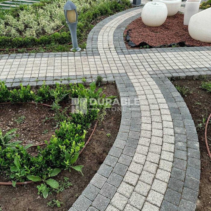 Брусчатка "Клевер" Тротуарная плитка 10*10см Вибропрессованная брусчат