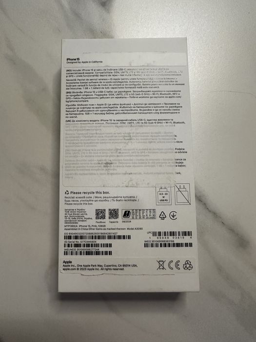 Iphone 15 Pink 128GB