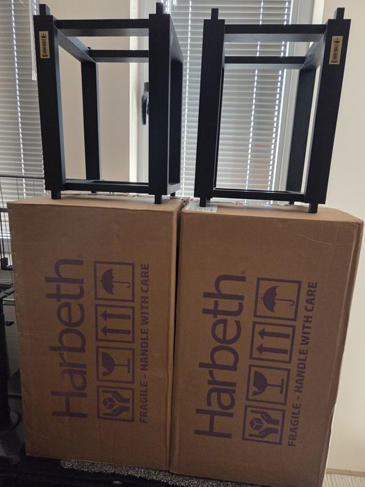 Harbeth Super HL5+ Reference Stands SHL5plus XD Stand Mount Speakersчисто нови