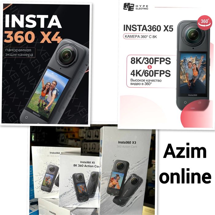 Insta 360 X3.Insta 360 X4.Insta 360 X5.Kamera Camera