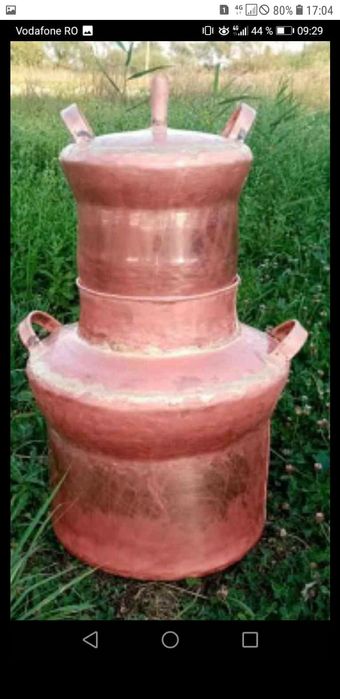 Vând cazan de țuică la 100 de Litri cu fundul 4 mm