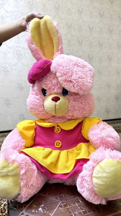 Плющевая зайка. Юмщок куёнча.