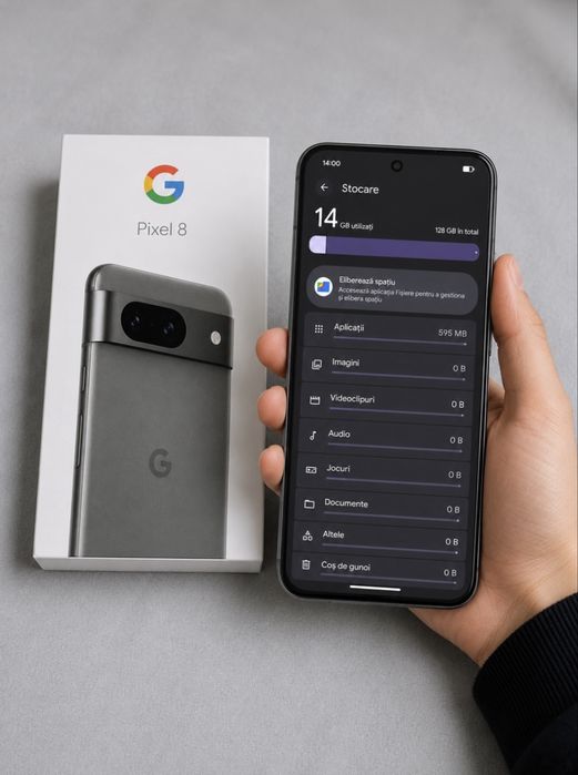 Telefon Google Pixel 8 Impecabil ca Nou Fullbox Trimit Schimb Pret fix