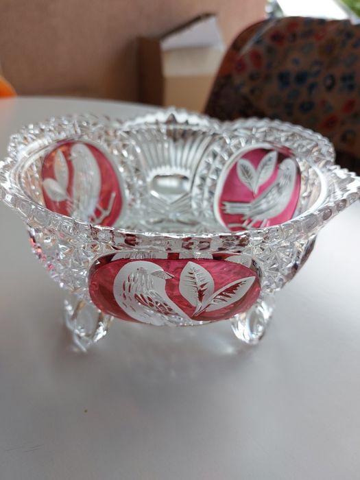 Fructiera din cristal
